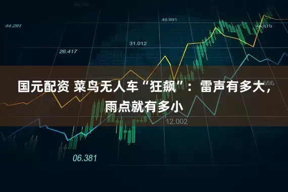 国元配资 菜鸟无人车“狂飙”：雷声有多大，雨点就有多小